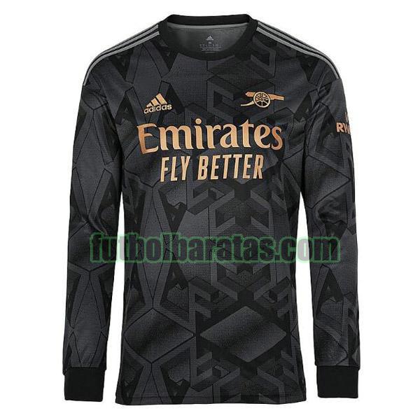 ml camiseta arsenal 2022 2023 negro segunda