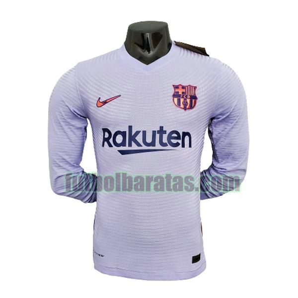 ml camiseta barcelona 2021 2022 blanco segunda player