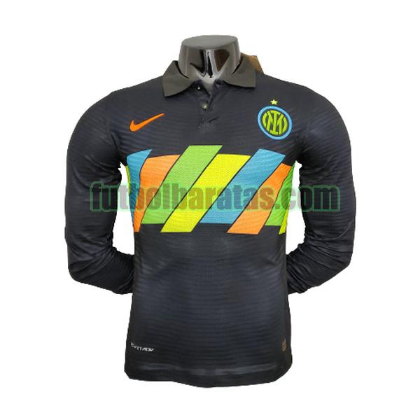 ml camiseta inter milán 2021 2022 negro tercera player