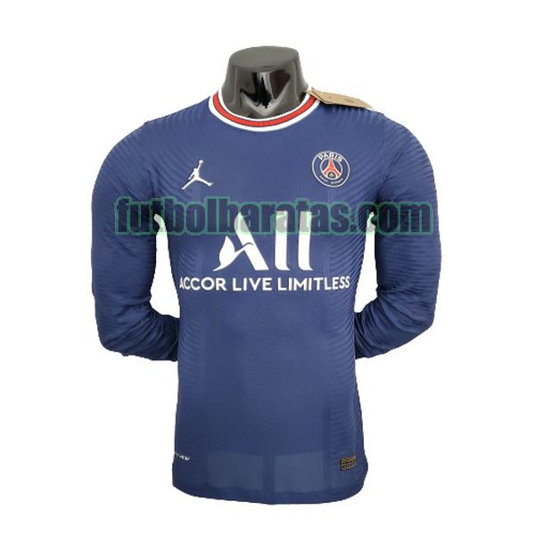 ml camiseta paris saint germain 2021 2022 azul primera player