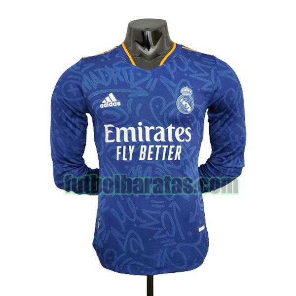 ml camiseta real madrid 2021 2022 azul segunda player
