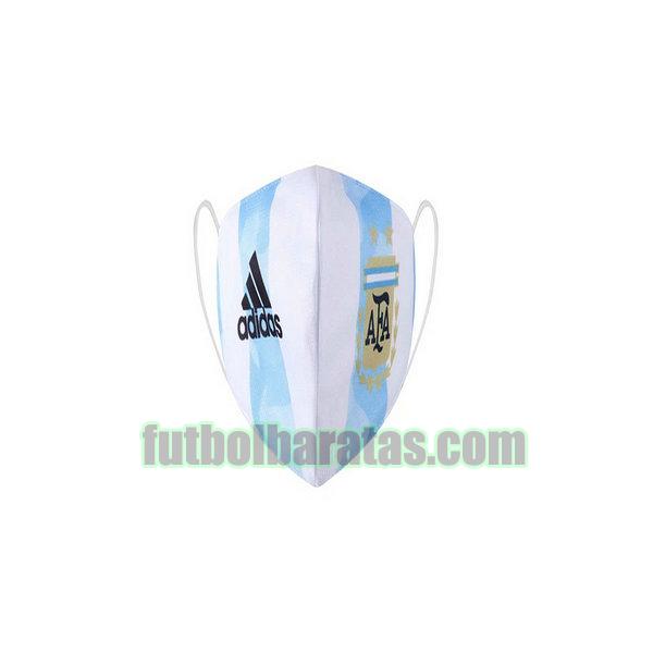 máscara argentina 2020-2021 blanco azul