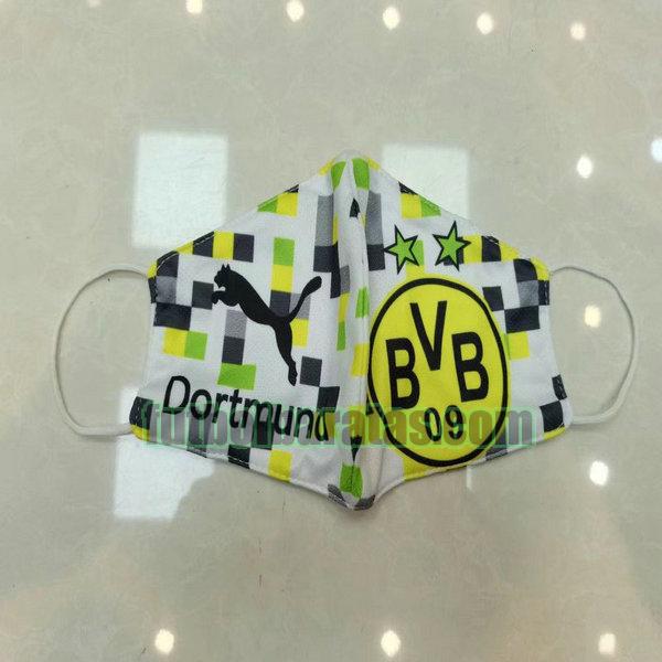 máscara borussia dortmund 2020-2021 blanco