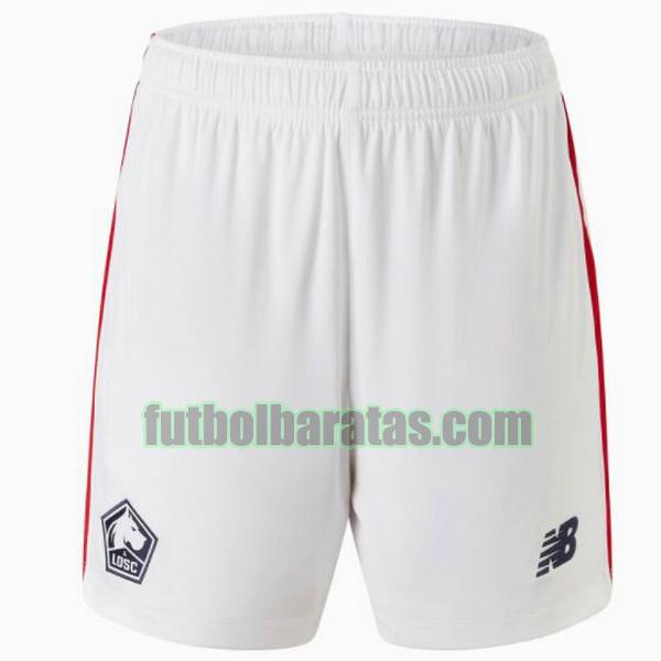 pantalones corto lille osc 2022 2023 blanco segunda