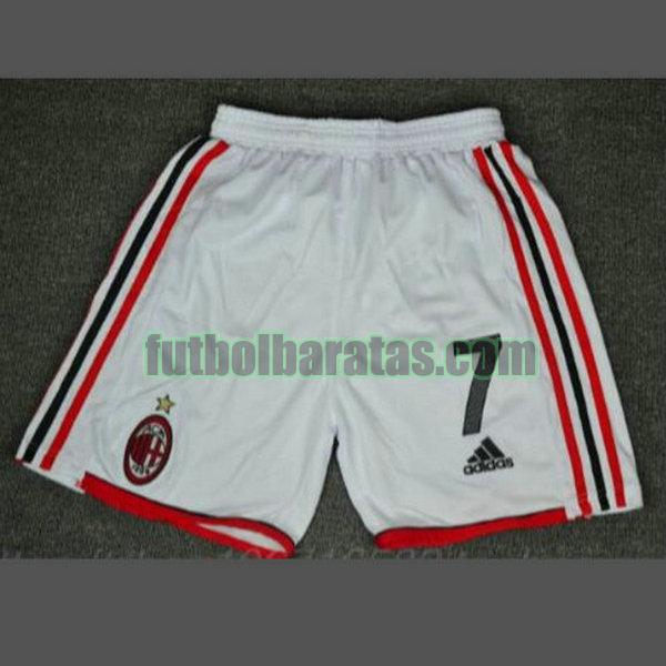 pantalones cortos ac milan 2003-2004 blanco segunda