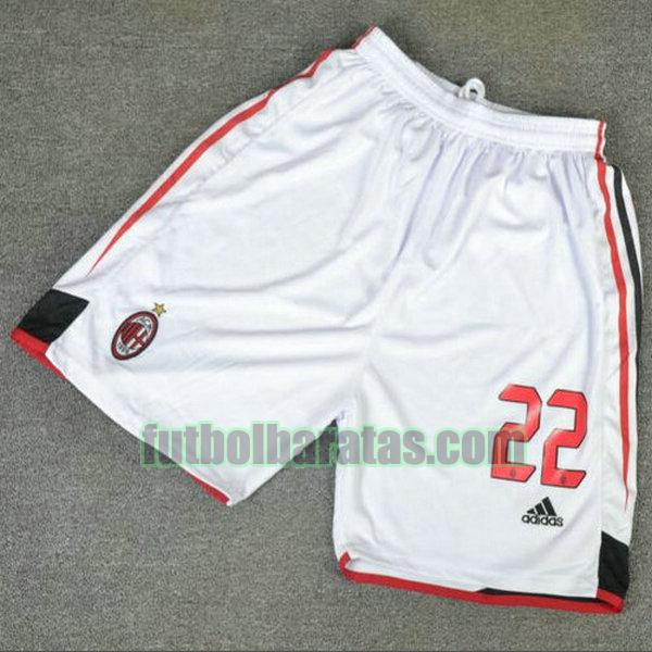 pantalones cortos ac milan 2004-2005 blanco segunda