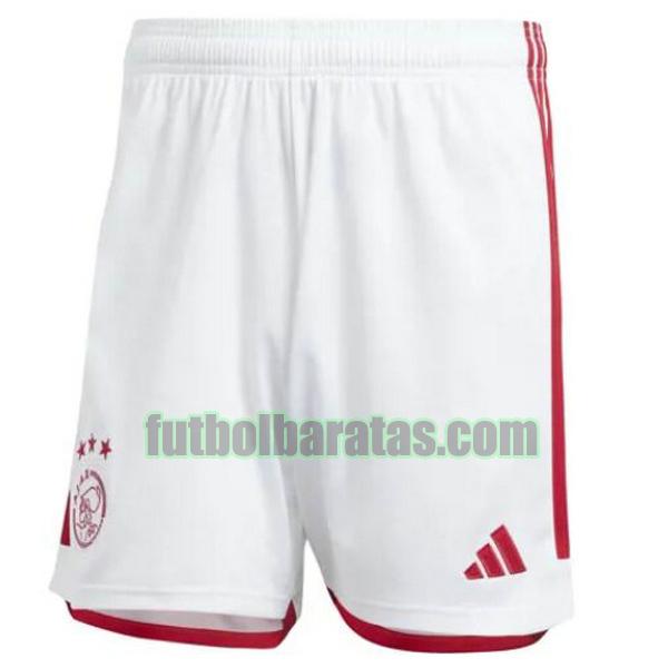 pantalones cortos ajax 2023 2024 rojo blanco primera