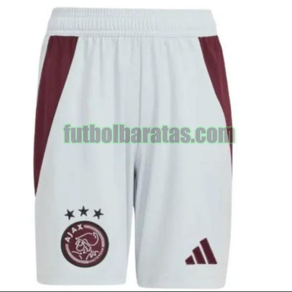 pantalones cortos ajax 2024 2025 blanco tercera