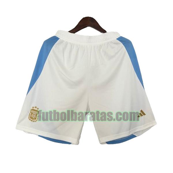 pantalones cortos argentina 2024 blanco seunda