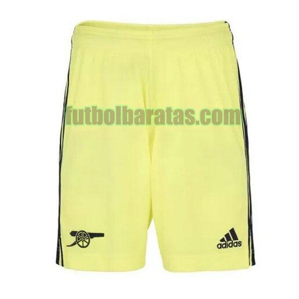 pantalones cortos arsenal 2021 2022 amarillo segunda