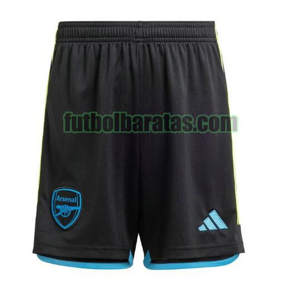 pantalones cortos arsenal 2023 2024 negro segunda