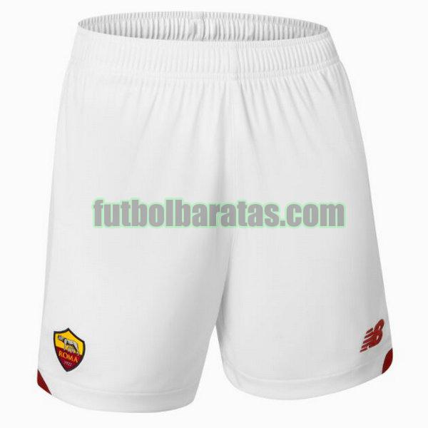 pantalones cortos as roma 2021 2022 blanco segunda