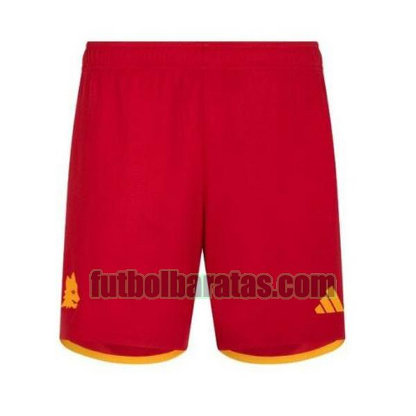 pantalones cortos as roma 2023 2024 rojo primera