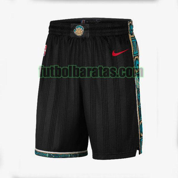 pantalones cortos baloncesto 2021 memphis grizzlies negro hombre