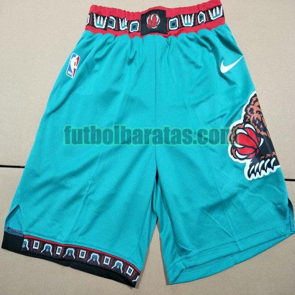 pantalones cortos baloncesto 2021 memphis grizzlies verde hombre