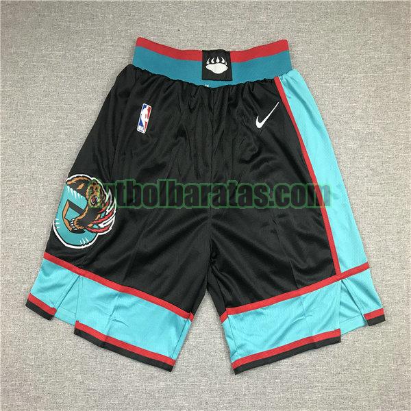 pantalones cortos baloncesto 2021 memphis grizzlies verde negro hombre