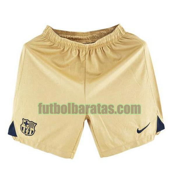 pantalones cortos barcelona 2022 2023 amarillo segunda