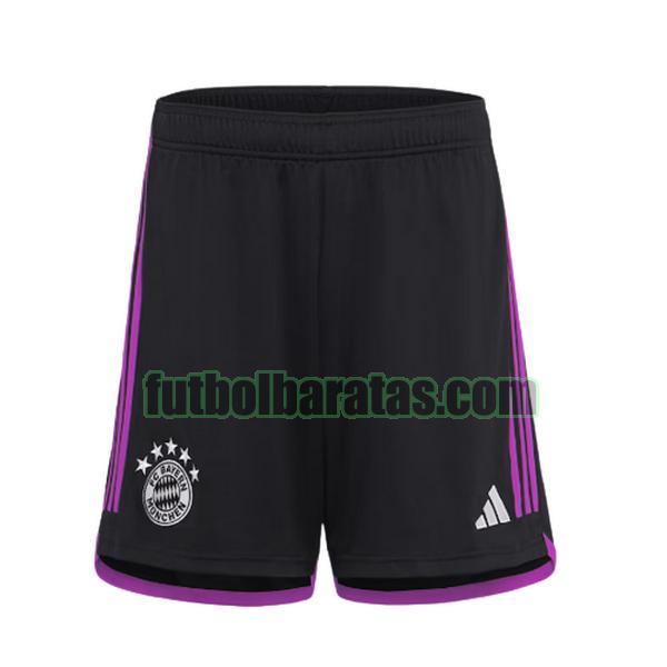 pantalones cortos bayern munich 2023 2024 negro segunda