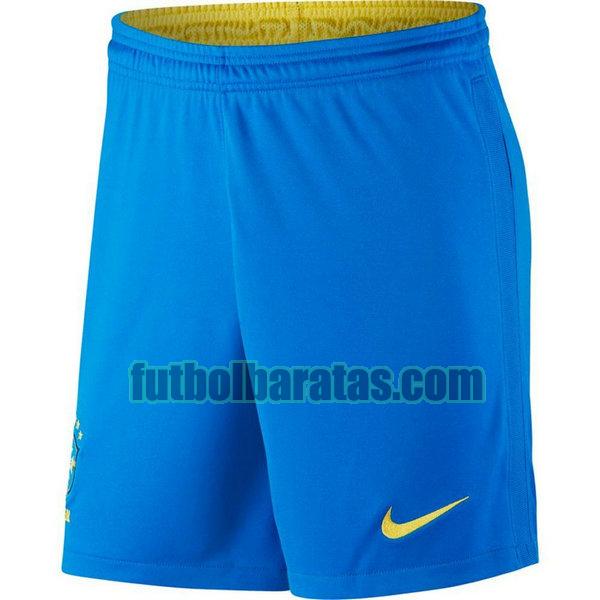 pantalones cortos brasil 2020 azul primera
