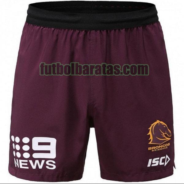 pantalones cortos brisbane broncos 2018 púrpura formación