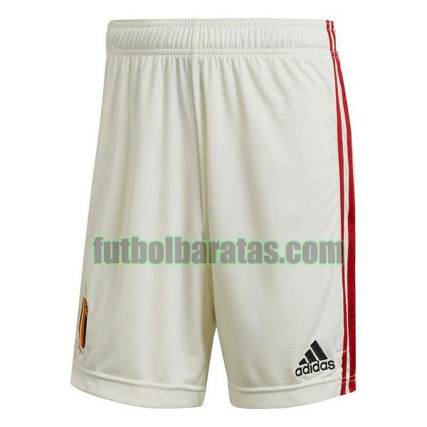 pantalones cortos bélgica 2021 blanco segunda