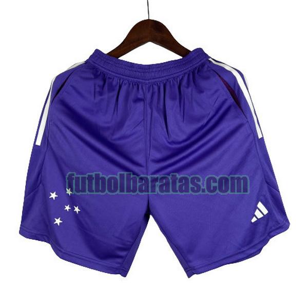 pantalones cortos cruzeiro ec 2023 2024 purple training conjunto
