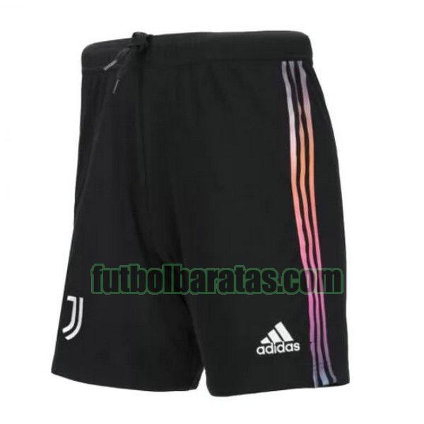 pantalones cortos juventus 2021 2022 negro segunda