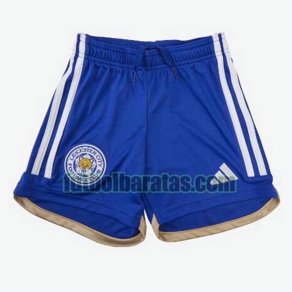 pantalones cortos leicester city 2023 2024 azul primera