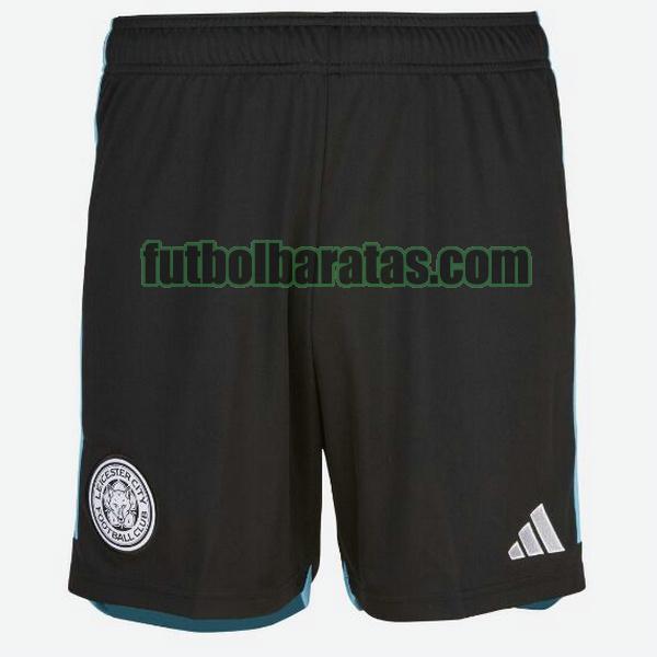 pantalones cortos leicester city 2023 2024 negro segunda