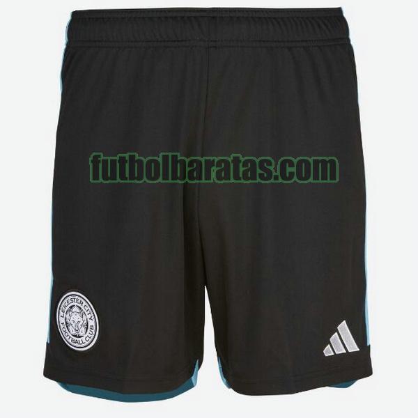 pantalones cortos leicester city 2023 2024 negro segunda