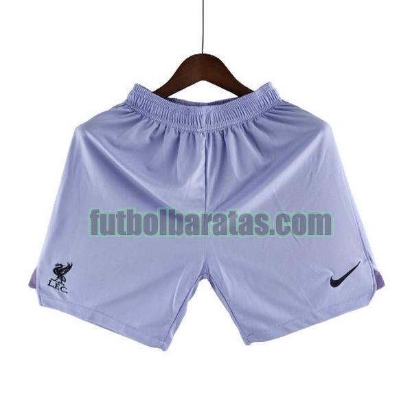 pantalones cortos liverpool 2022 2023 púrpura portero