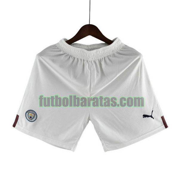 pantalones cortos manchester city 2022 2023 blanco primera