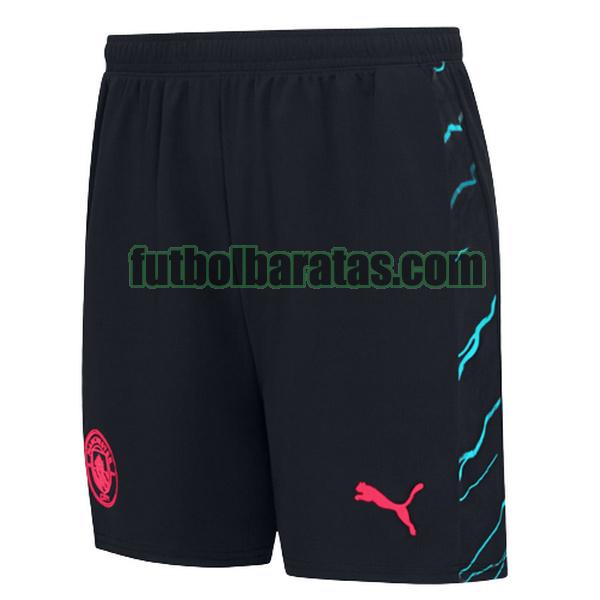 pantalones cortos manchester city 2023 2024 negro tercera