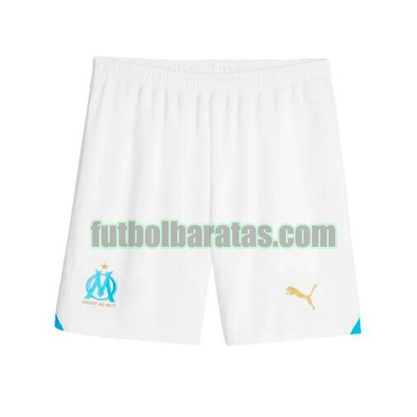 pantalones cortos marsella 2023 2024 blanco primera