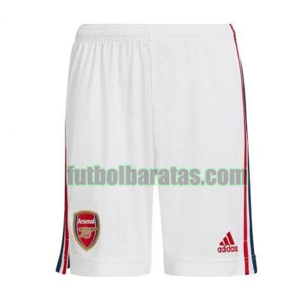 pantalones cortos arsenal 2021 2022 blanco primera