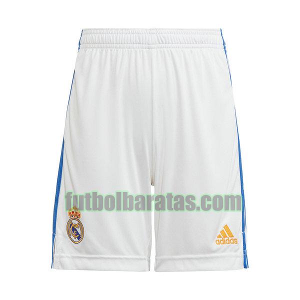 pantalones cortos real madrid 2021 2022 blanco primera