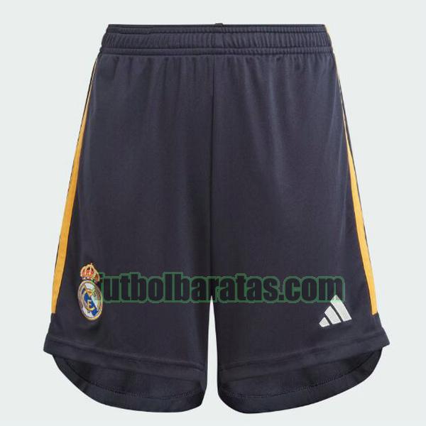 pantalones cortos real madrid 2023 2024 negro segunda