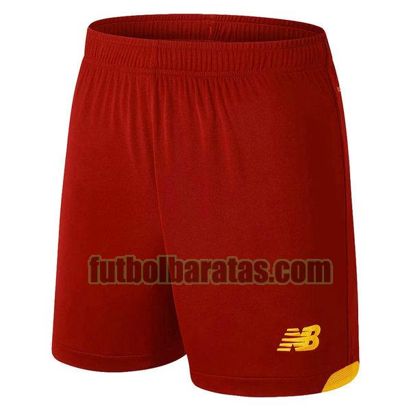 pantalones cortos roma 2021 2022 rojo primera