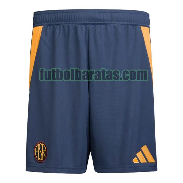 pantalones cortos roma 2024 2025 azul tercera