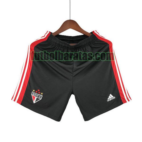 pantalones cortos sao paulo 2022 2023 negro segunda