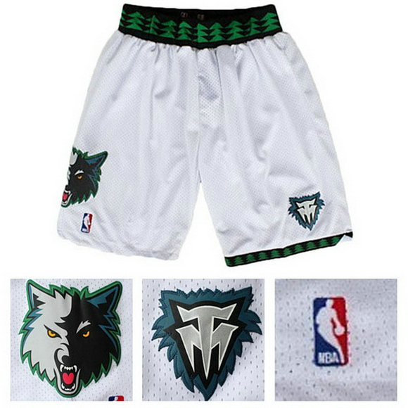 pantalones minnesota timberwolves blanca retro