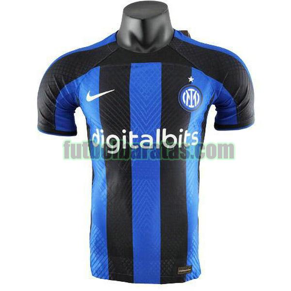 player camiseta inter milán 2022 2023 azul negro primera
