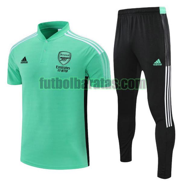 polo arsenal 2022 verde conjunto