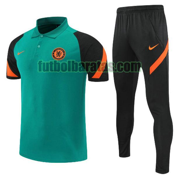 polo chelsea 2022 verde conjunto