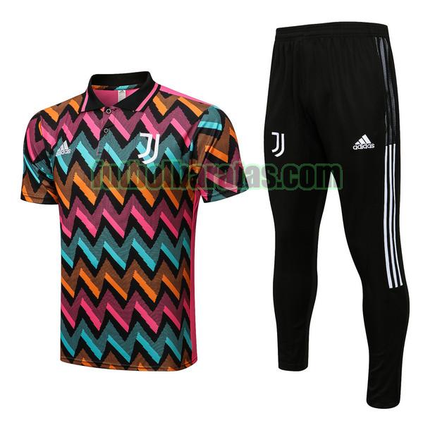 polo juventus 2022 2023 rosa verde conjunto