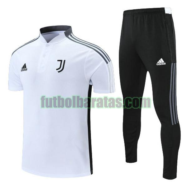 polo juventus 2022 blanco conjunto