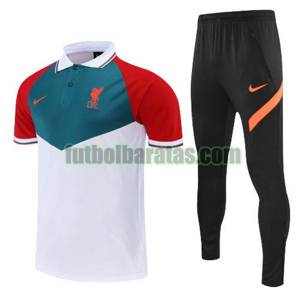 polo liverpool 2022 blanco conjunto