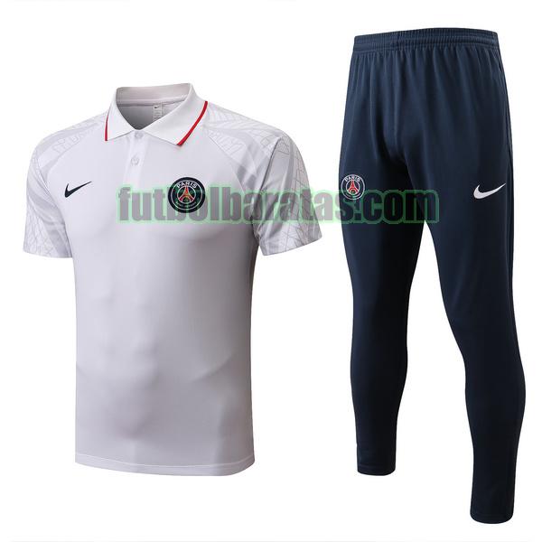 polo paris saint germain 2022 2023 blanco conjunto