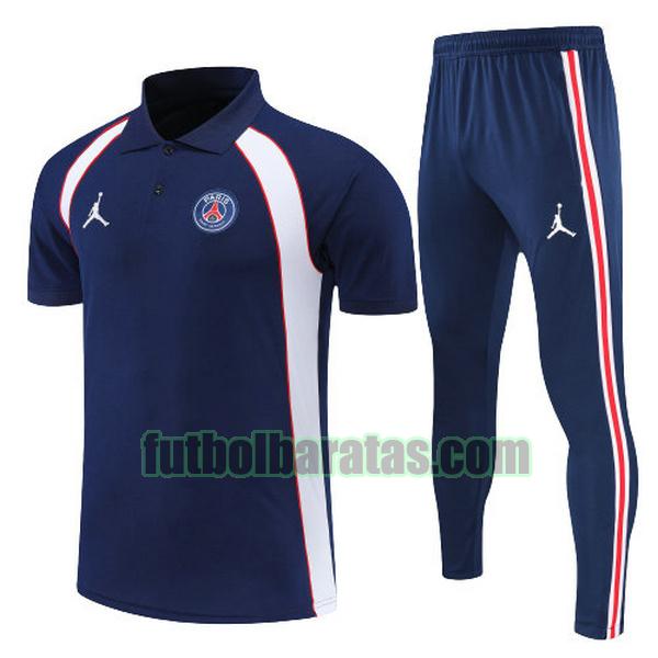 polo paris saint germain 2022 navy conjunto