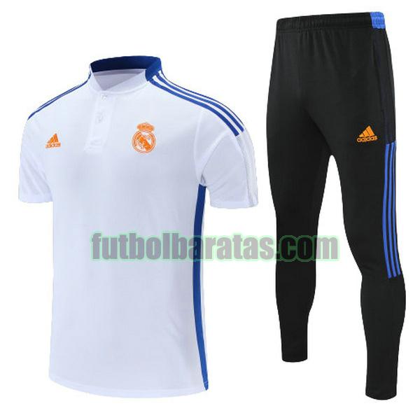 polo real madrid 2022 blanco conjunto